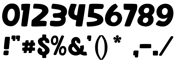 Vanily Font OTHER CHARS