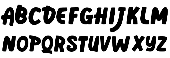 Vanily Font LOWERCASE