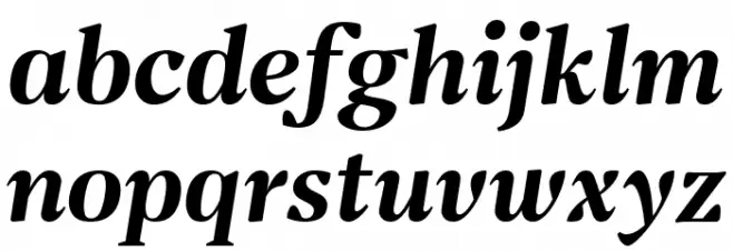 Vanio Trial Bold Italic Fuentes MINÚSCULAS