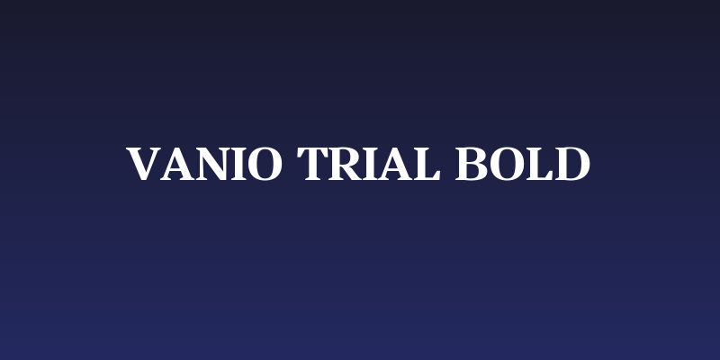 Vanio Trial Bold Social Header