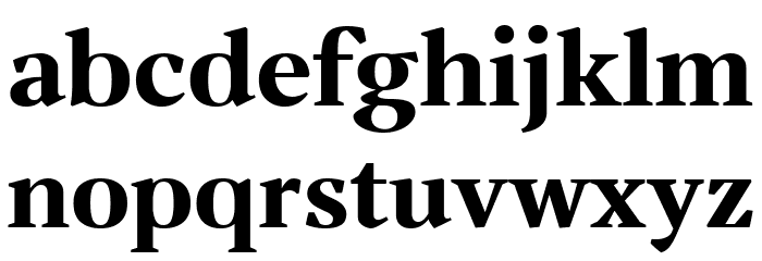 Vanio Trial Bold Font LOWERCASE