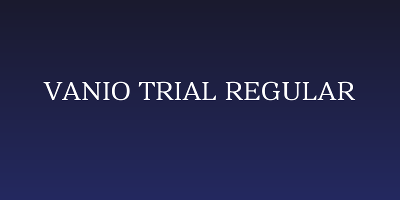 Vanio Trial Regular Social Header