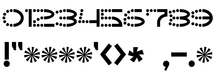 Vanish Font OTHER CHARS