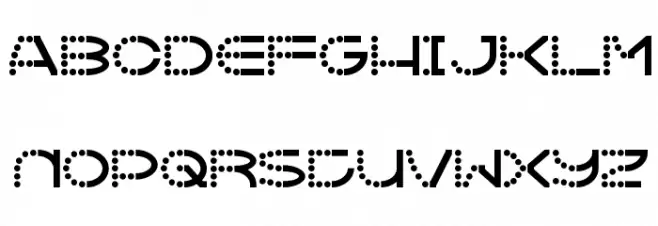 Vanish 字体 大写
