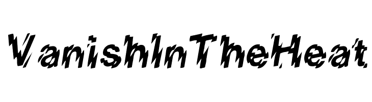 VanishInTheHeat Font