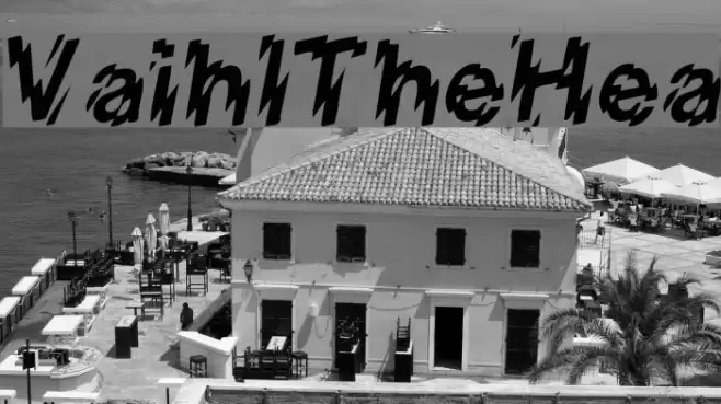 VanishInTheHeat Font examples