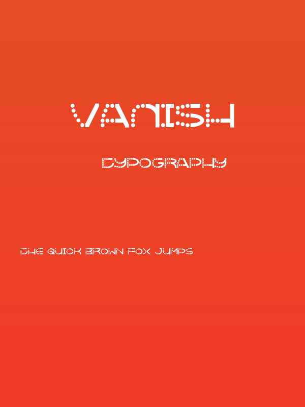Vanish Poster
