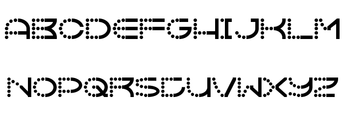 Vanish Font LOWERCASE