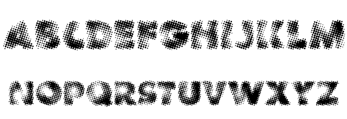 Vanished Font LOWERCASE