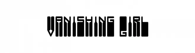 Vanishing Girl  フリーフォントのダウンロード