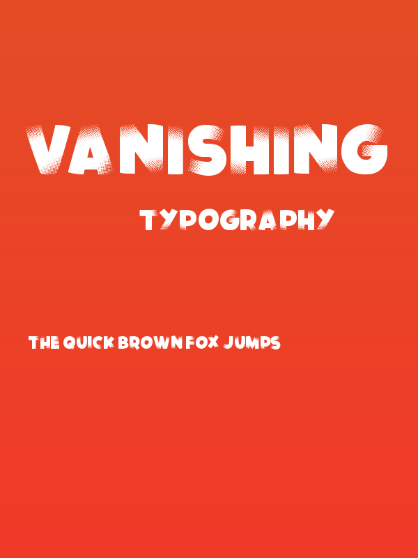 Vanishing Poster