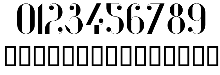 Vanity-Bold Font OTHER CHARS
