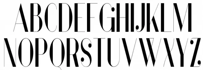 Vanity-BoldNarrow Schriftart Groß