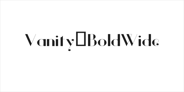 Vanity-BoldWide Logo