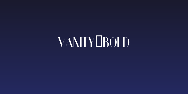 Vanity-Bold Social Header