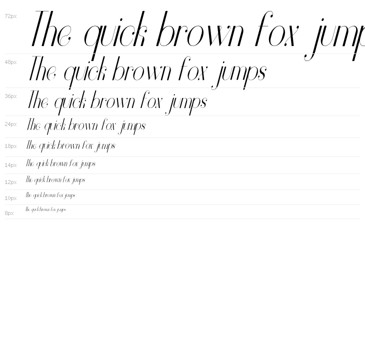 Vanity-LightNarrowItalic Waterfall