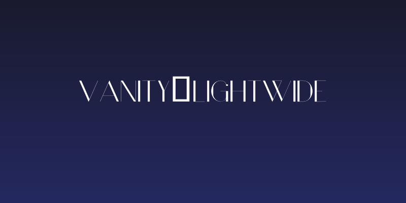 Vanity-LightWide Social Header