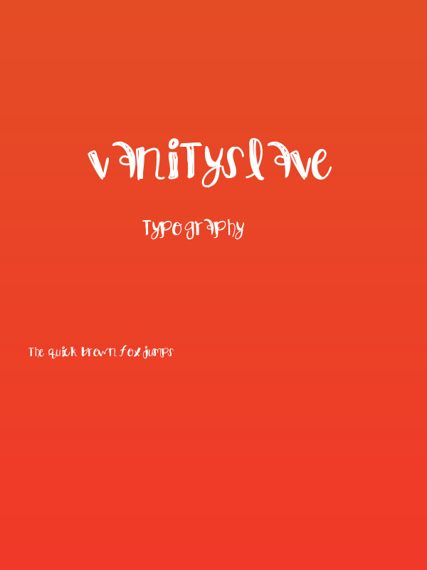 VanitySlave Poster