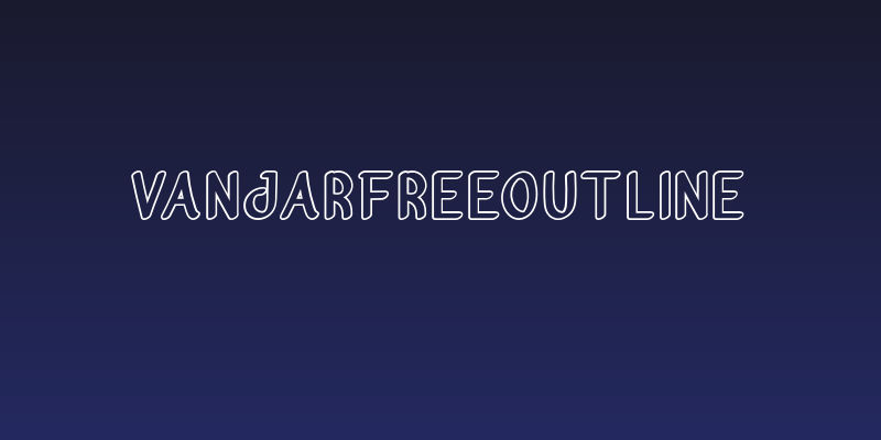 VanjarFreeOutline Social Header