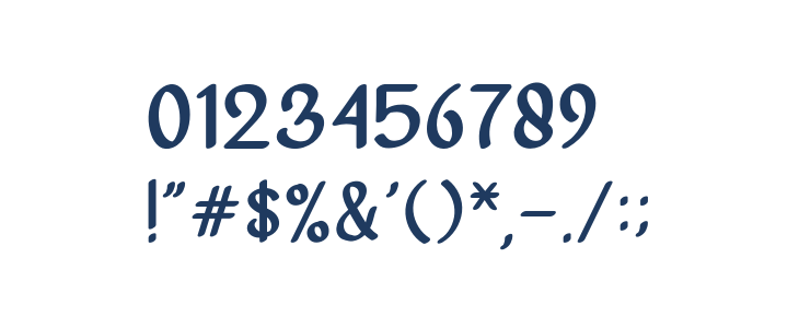 VanjarFreeRegular Other Characters