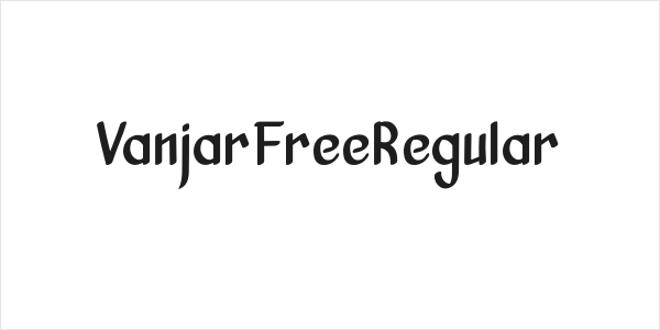 VanjarFreeRegular Logo