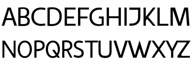 Vanlose BookType Normal Font UPPERCASE