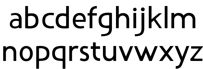 Vanlose BookType Normal Font LOWERCASE