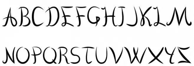Vanlose Handwritten Шрифта ВЕРХНИЙ