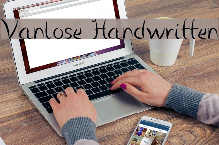 Vanlose Handwritten Font examples