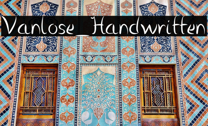 Vanlose_Handwritten Example 1