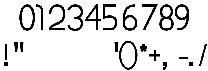 Vanlose_SimpleType Font OTHER CHARS