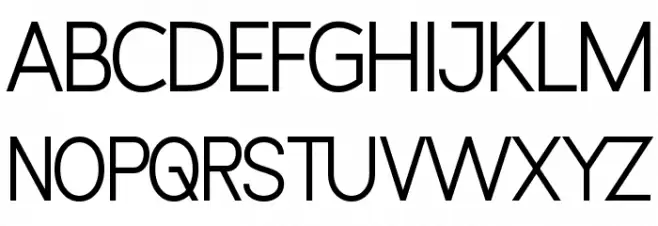 Vanlose_SimpleType Font Litere mari