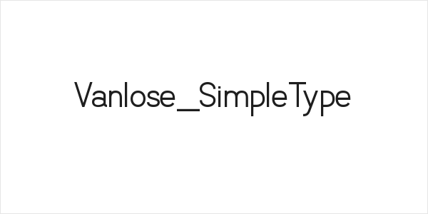 Vanlose_SimpleType Logo