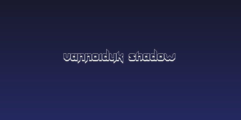 Vannoidyk Shadow Social Header
