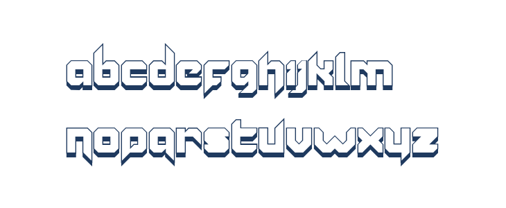 Vannoidyk Shadow Lowercase