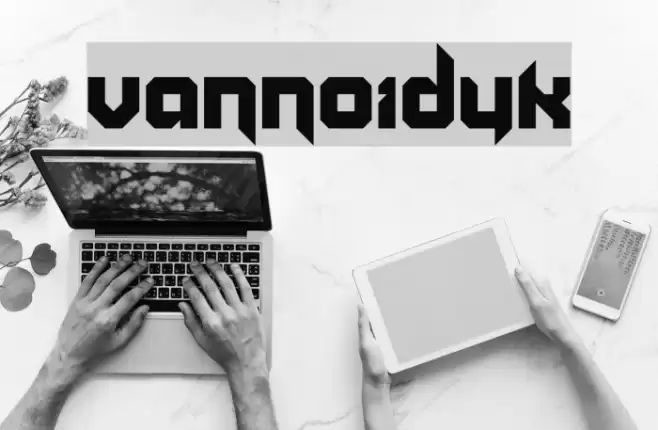 Vannoidyk Font examples