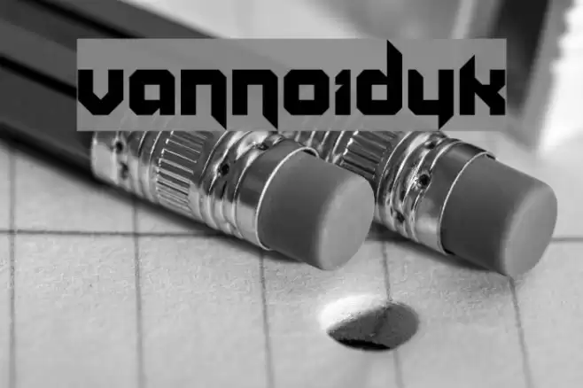 Vannoidyk Font examples