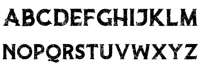 VanrottDestroy Font LOWERCASE