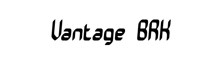 Vantage BRK  नि: शुल्क फ़ॉन्ट्स डाउनलोड