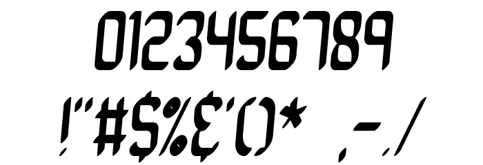 Vantage BRK Font OTHER CHARS