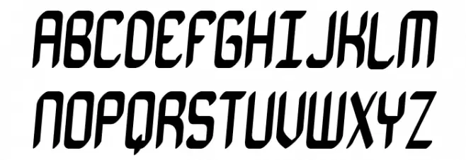 Vantage BRK Font Litere mari