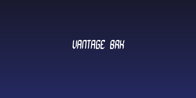 Vantage BRK Social Header