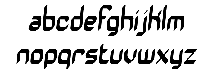 Vantage BRK Font LOWERCASE