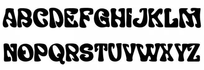 Vantage Regular Font Litere mari