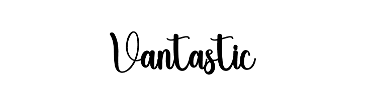 Vantastic  Frei Schriftart Herunterladen