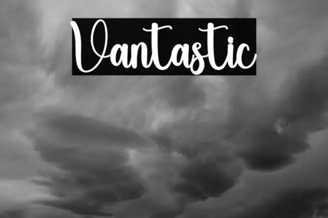 Vantastic Schriftart examples