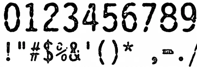 Vanthian Ragnarok Font OTHER CHARS