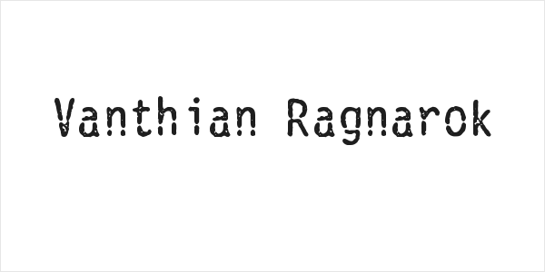 Vanthian Ragnarok Logo