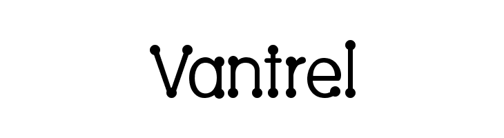 Vantrel  नि: शुल्क फ़ॉन्ट्स डाउनलोड