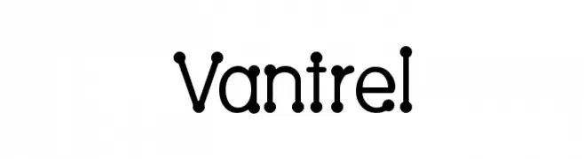 Vantrel  フリーフォントのダウンロード